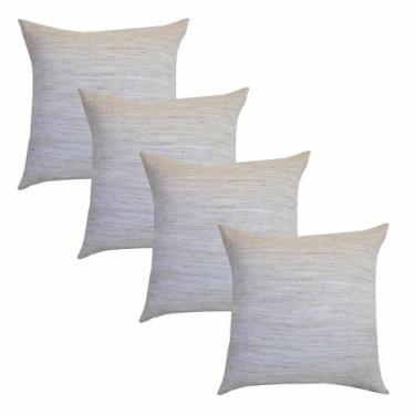 Imagem de Kit 04 Capas para Almofada em Linhão Cru Castele  45cm x 45cm - Paulo 