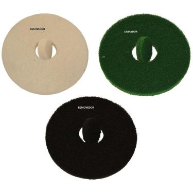 Imagem de Disco De Limpeza Enceradeira Industrial 51Cm Preto