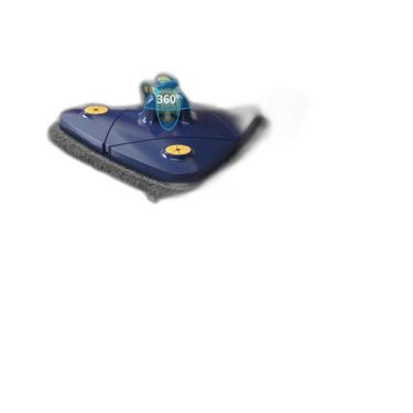 Imagem de Mop Giratório Triangular Com 2 Refil Para Limpeza Profunda