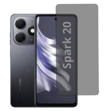Imagem de Pelicula Proteção Privativa Compatível Para Tecno Spark 20