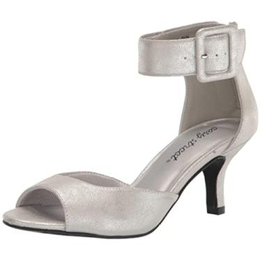 Imagem de Easy Street Sandália feminina de salto Baloo, Prata metálica, 12