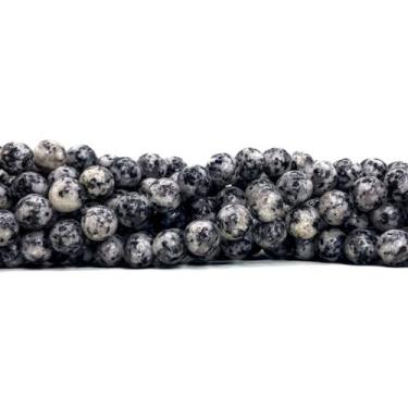 Imagem de Fios de Conta Pedra Jaspe Granito (8mm) pedras naturais - Pistris Impo