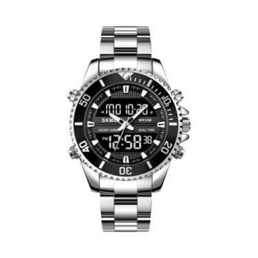 Imagem de Relógio De Pulso Digital De Quartzo À Prova d'Água Em Aço Inoxidável P