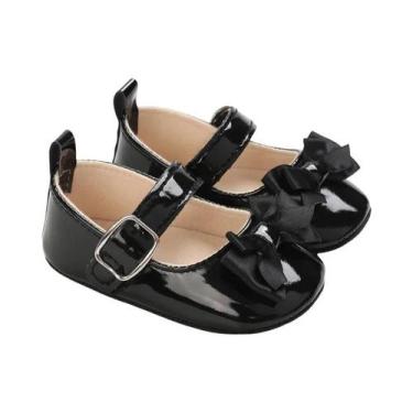 Imagem de Sapatos Antiderrapantes Pretos Para Bebês, Para Meninos E Meninas De 0