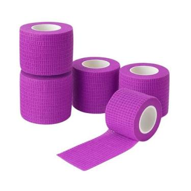 Imagem de 5 Unidades Bandagem Atadura Tam 5cmx4,5m Elastica Flexivel Hopeer - Uv