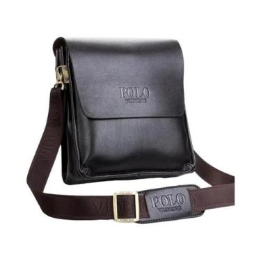 Imagem de Bolsa De Ombro Vertical Masculina Moderna Com Alça Única, Estilo Polo,