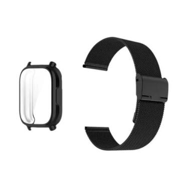 Imagem de Pulseira De Metal Para Redmi Watch 5 Active Com Protetor De Tela E Bra