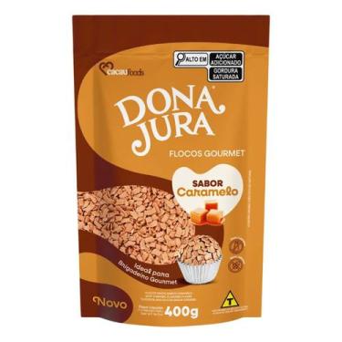 Imagem de Flocos Gourmet Macio Sabor Caramelo 400g - Dona Jura