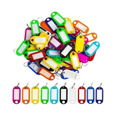Imagem de Etiquetas De Identificação Plásticas Multicoloridas Para Chaveiros 10-