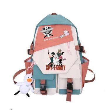 Imagem de Mochila escolar Spys Family Anime para crianças 28x10x40cm - yiweisai