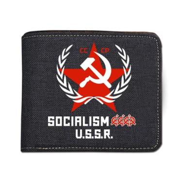 Imagem de Carteira Bocchis Rocks Anime Characters Slim Bifold Canvas - Yiweisai