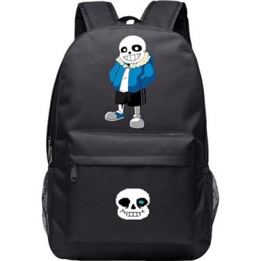 Imagem de Mochila Undertales Sans Cartoon Kids School Oxford 30x18x45cm - Yiweis