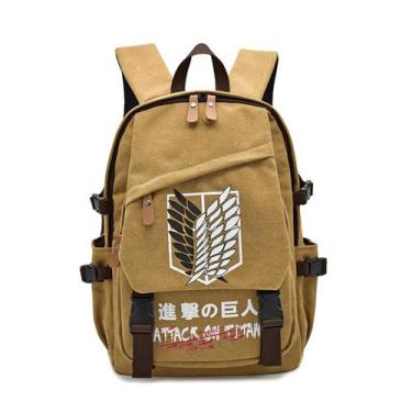 Imagem de Mochila escolar Attack on Titan Anime para crianças - yiweisai
