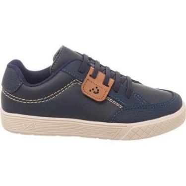 Imagem de Sapatênis Infantil Juvenil Menino Clássico Confortável Tênis-Masculino