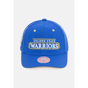 Imagem de Boné Mitchell & Ness Aba Curva Golden State Warriors Masculino-Masculino