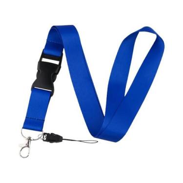 Imagem de Cordão De Pescoço Macaron Cor Pura Para Chaveiro, Porta-Crachá E Acess