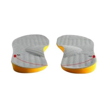 Imagem de Palmilhas Ortopédicas Unissex Com Suporte Para Arco, Para Pés Planos, 