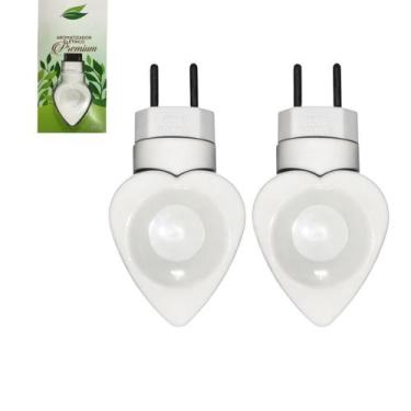 Imagem de Kit 2Aromatizador Elétrico Coração Bivolt 127220V 5W Essência - arts
