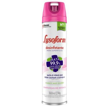 Imagem de Desinfetante LYSOFORM aerosol Lembranças de Infância 360ml