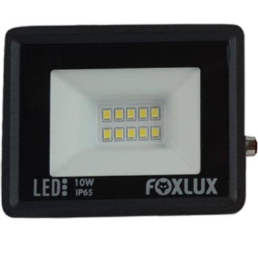 Imagem de Refletor Led Foxlux 10w Bivolt 6500k Preto