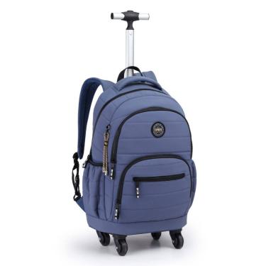 Imagem de Mochila Rodas 360º Juvenil Meninos Passeio Escolar Viagem