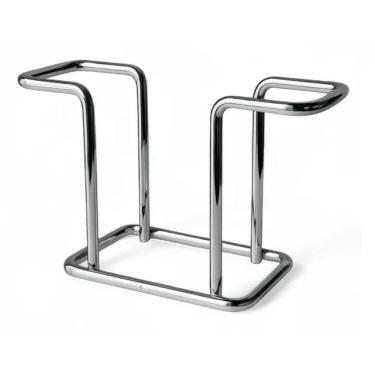 Imagem de Porta Guardanapo Hungria Cromado - 12x8 cm - 25.15C - Duler