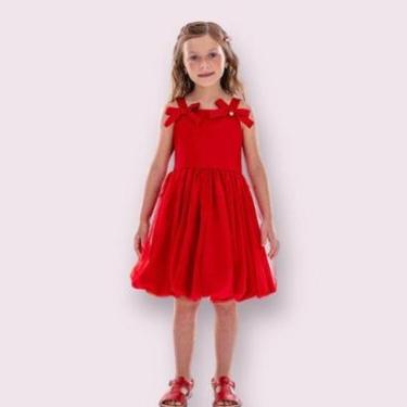 Imagem de VESTIDO INFANTIL VERMELHO MON SUCRÉ 3127138-Feminino