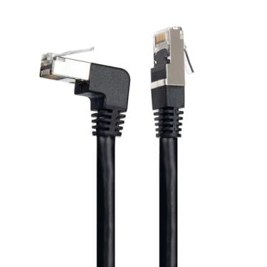 Imagem de Cabo de Rede Cat7 Plug 90° Graus para Cima - 5 Metros