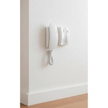 Imagem de Monofone Interfone Universal Branco Slim 1 Botão - Congratulations Sto