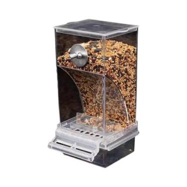 Imagem de Alimentador Automático Transparente Para Pássaros Pequenos, Container 