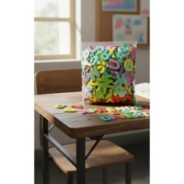 Imagem de Alfabeto EVA Grande 572 Letras + Números e Sinais! - Congratulations S