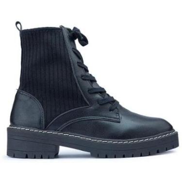 Imagem de Bota Bebecê Coturno Malha Knit 2422237 - Feminino-Feminino