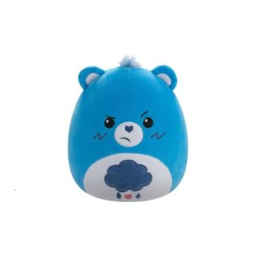 Imagem de Pelúcia Squishmallows Ursinhos Carinhosos Zangadinho Grumpy Bear Azul 