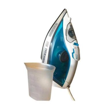 Imagem de Ferro a Vapor Black + Decker FX3060 1200W Base Antiaderente Ceramic Gliss Azul e Branco 110V