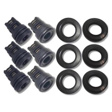 Imagem de Kit Reparo Cabeçote Completo Gaxeta Retentor e Válvulas 12un Total - J
