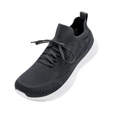 Imagem de Tênis Unissex Com Sola Larga, Malha Respirável, Antiderrapante, Com Ca