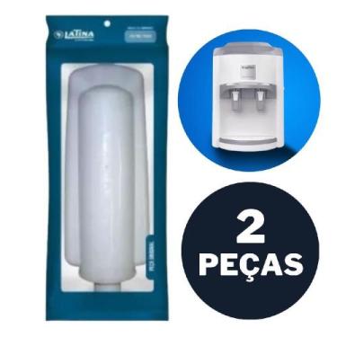 Imagem de Refil Água Purificador Latina P355 Original Kit 2 Peças, Compatível La
