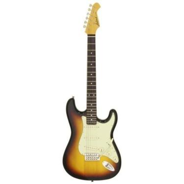 Imagem de Guitarra Elétrica Pro II STG-62 com Corpo em Alder e 3 Captadores OS-5 3 Tone Sunburst...
