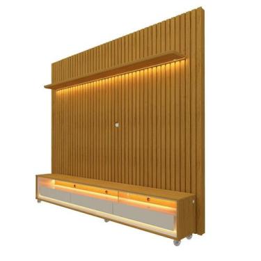 Imagem de Rack com Painel para TV até 90 Polegadas com LED 100% MDF 228,8cmx217c