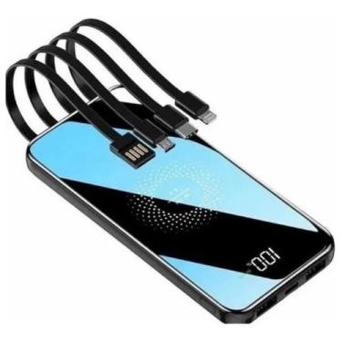 Imagem de Carregador Portátil 10000mah Indução Magnético Power Bank Bateria Exte