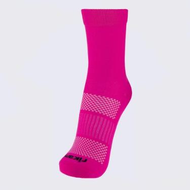 Imagem de Meia Rikam Performance Bike Colors Feminina Rosa, 34-39