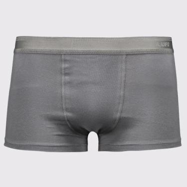 Imagem de Cueca Sunga Lupo Algodão com Elastano Logo Cinza Escuro, GG