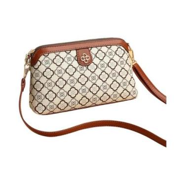 Imagem de Bolsa Crossbody Feminina Pequena em PU - Bolsa de Ombro Luxo para Celu