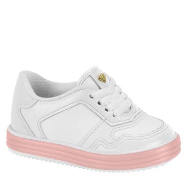 Imagem de Tenis Molekinha 2131.715 Infantil, Branco, 22