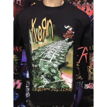 Imagem de Camiseta Korn - Follow the Leader Brutal Wear nu metal, M