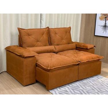 Imagem de Sofá Retrátil Reclinável 2,30 m Terracota PLUS ATH - ALPOIM