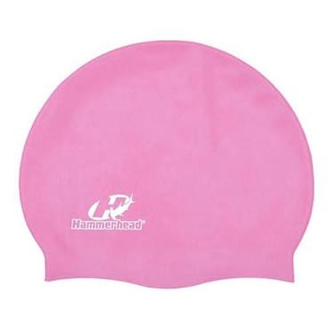 Imagem de Touca Para Natação Hammerhead Em Silicone, Rosa