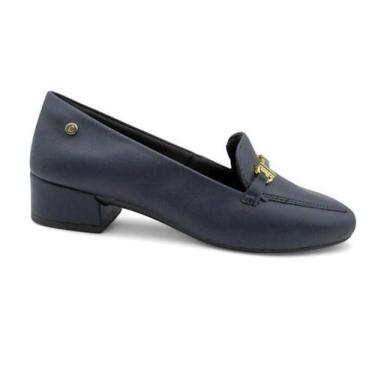 Imagem de Sapato Feminino Loafer De Salto Bloco Campesí L9838-0002, Preto, 36