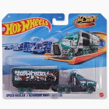 Imagem de Caminhão Carrinho Hot Wheels Track Fleet Stars Mattel 1/64, Speed haul