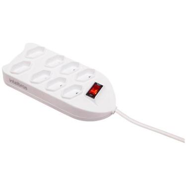 Imagem de Filtro de Linha 8 Tomadas Branco EPE 1008+ Intelbras 4824003